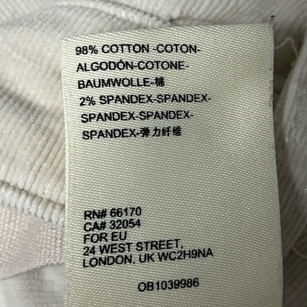 Anthropologie Pilcro and the Letterpress High Rise Skinny Corduroy Pants Size 29 - Picture 9 of 9